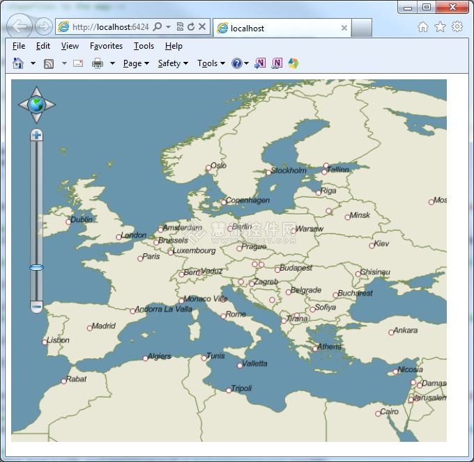 移动GIS控件Map Suite MVC使用教程：GIS示例之如何使用TextStyle