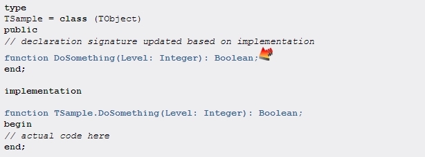 ModelMaker教程：更新方法签名4