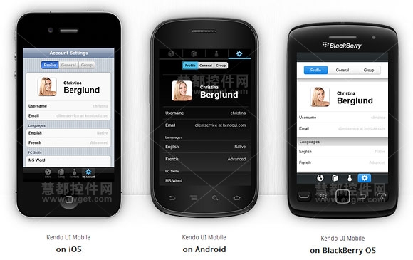 Telerik,Kendo UI Mobile,WinPhone8,iOS,Android