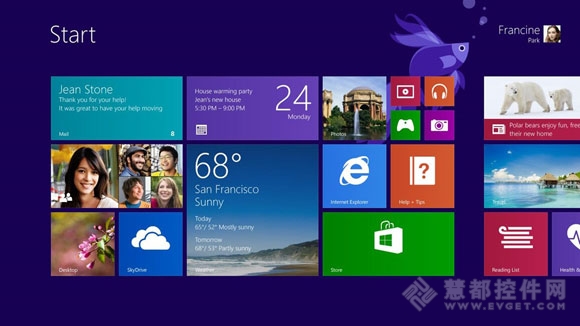 Windows 8.1预览版,DevExpress Windows 8 XAML