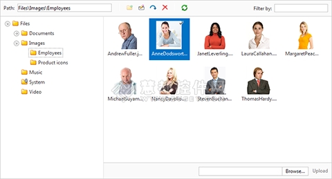 DXperience,asp.net,文件管理器