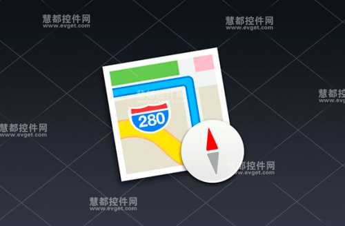 iOS7 map icon PSD,iOS7地图图标