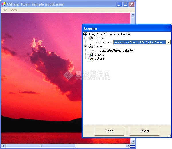ImageMan.Net Twain,Twain扫描软件,Visual Studio