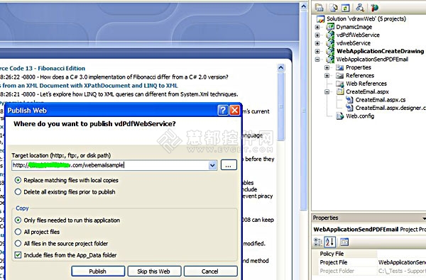 Web Server,Visual Studio
