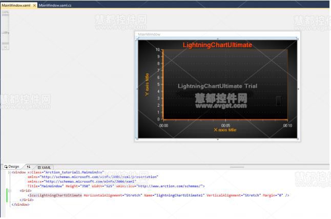 LightningChart Ultimate窗口编辑器
