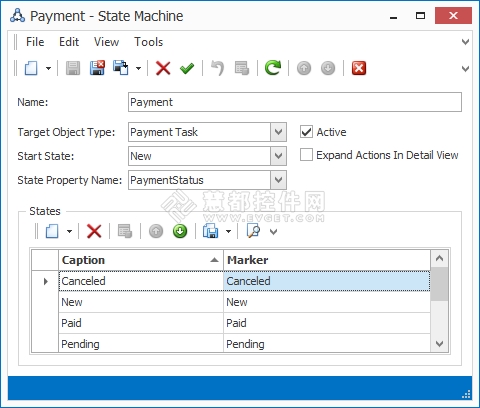 StateMachine Module,Entity Framework