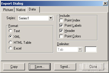 跨平台图表控件TeeChart使用教程:将图表数据导出为XML格式