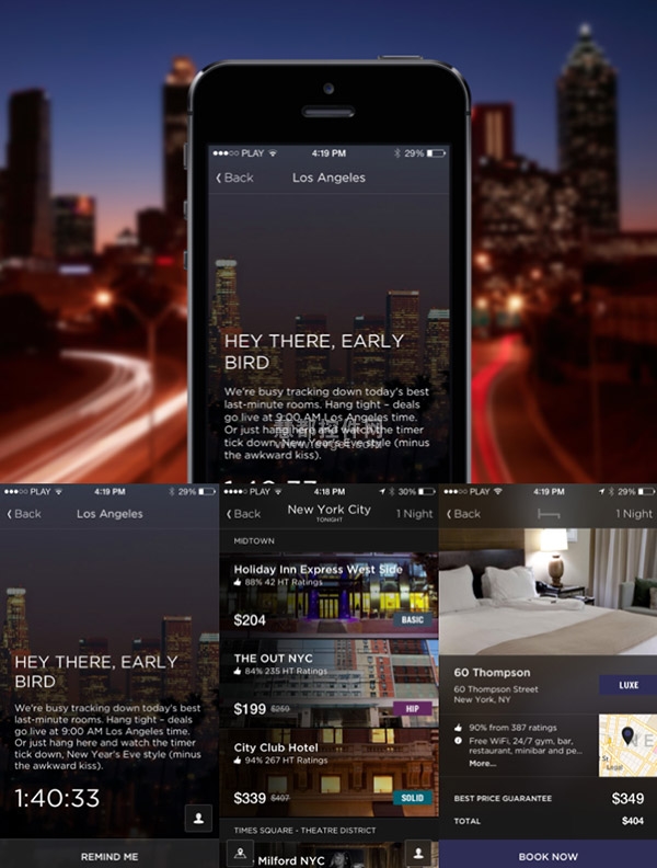 Hotel Tonight(iOS, Android)