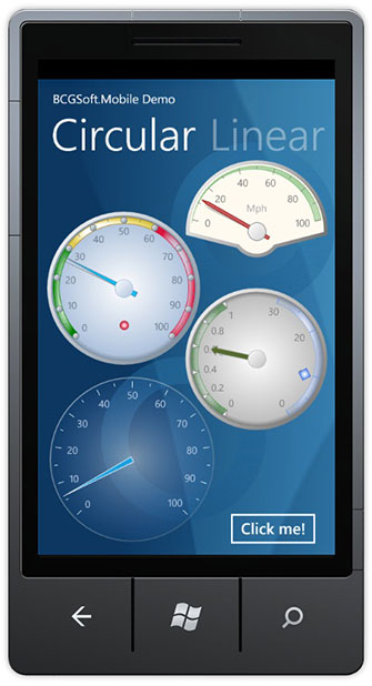 Circular Gauges - BCGMobile for Windows Phone