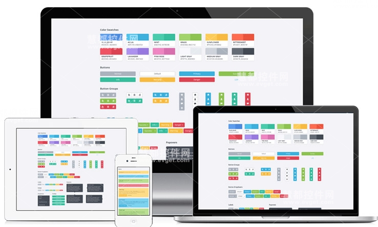 Bootstrap UI工具包 Bootflat UI Kit
