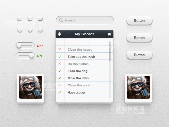 Bootstrap UI工具包 CSS3 UI Kit