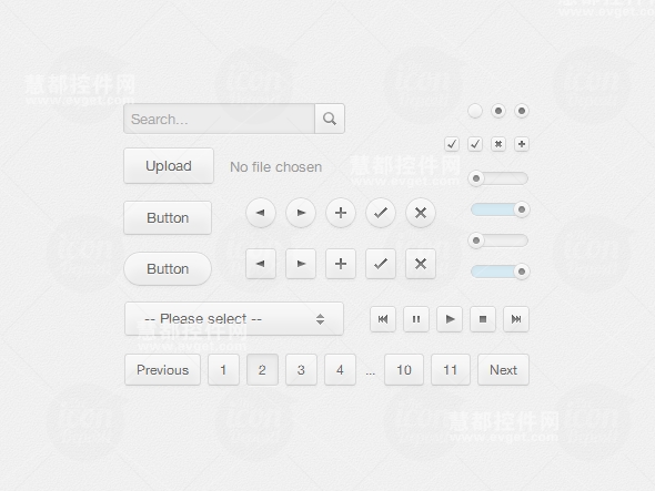 Bootstrap UI工具包 CSS3 UI Kit