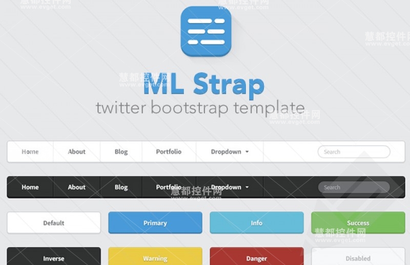 Bootstrap UI工具包 MI Strap Twitter Bootstrap UI