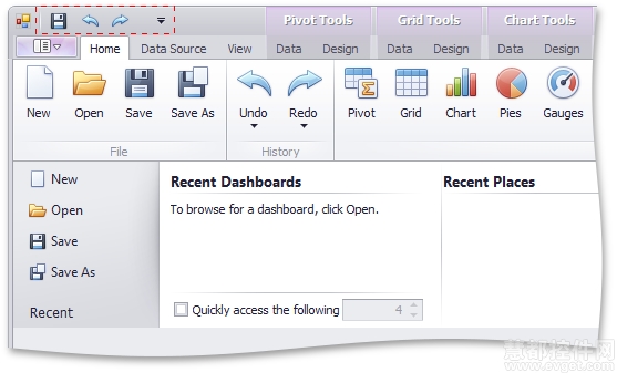 RibbonControl BackstageViewControl