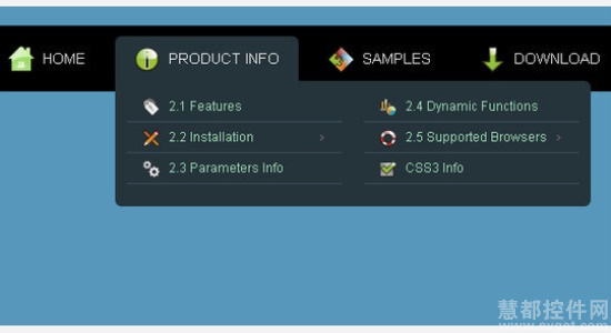 20个最炫HTML5，jQuery和CSS3下拉菜单制作教程（附示例/源码）
