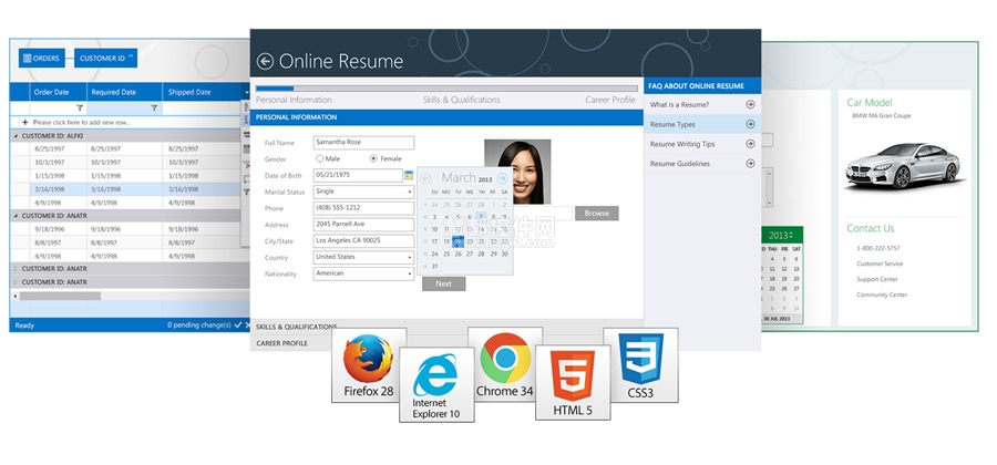 Intersoft2014 报表引擎 报表设计器 Crosslight2 移动开发