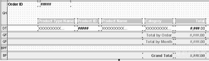 JReport Designer制作标准报表