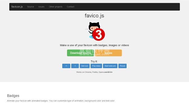 Favico JavaScript动画库
