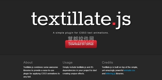 Textillate.js