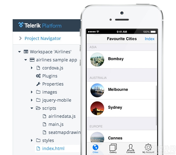 Kendo UI Mobile Iphone