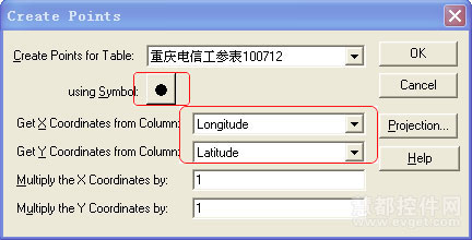 Mapinfo Pro使用实例精选：如何只生成点状的基站分布图