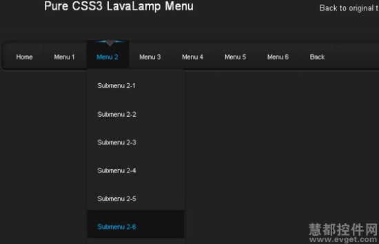 20个最炫HTML5，jQuery和CSS3下拉菜单制作教程（附示例/源码）