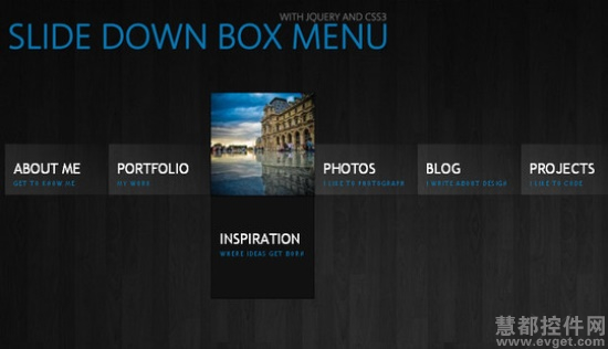20个最炫HTML5，jQuery和CSS3下拉菜单制作教程（附示例/源码）