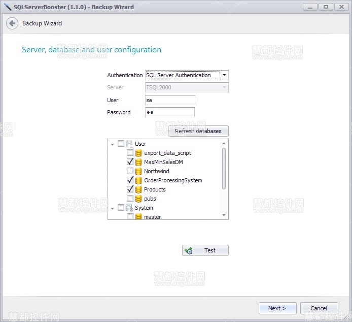 DevExpress案例 SQLServerBooster