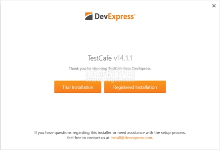 DevExpress TestCafe v14.1 Windows版安装程序