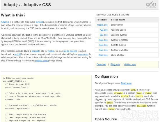 超级实用的响应式网站设计工具汇总-JavaScript/JQuery插件 