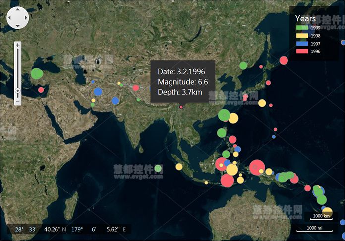 【DevExpress v14.2新版亮点】WPF地图控件升级