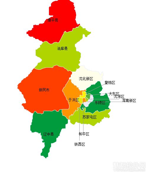 用JavaScript地图工具FusionMaps制作中国地图