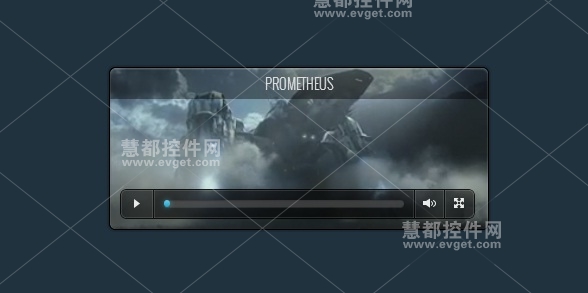 HTML5视频播放器 UI界面