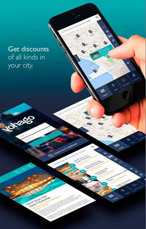 iPhone UI开发 App Yohago Descuentos
