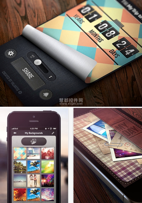 iPhone UI开发 MyDay – Main Screen