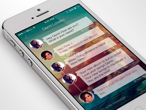 iPhone UI开发 iPhone Chat App