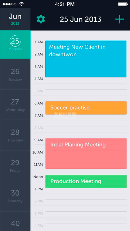 iPhone UI开发 Stupid iCalendar