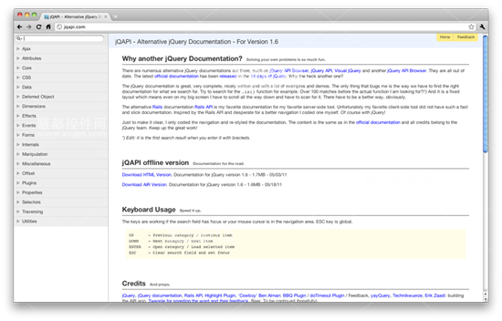 jQAPI