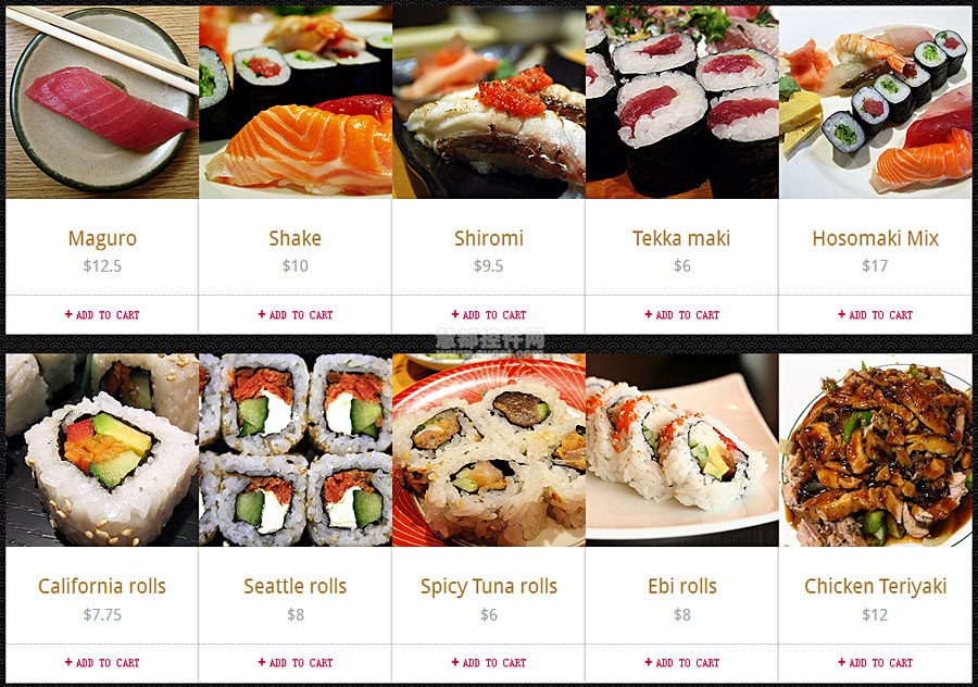 Kendoui Bootstrap WebSushi MobileSushi