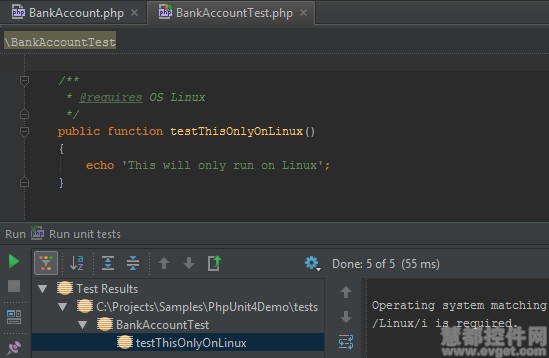 PhpStorm集成测试