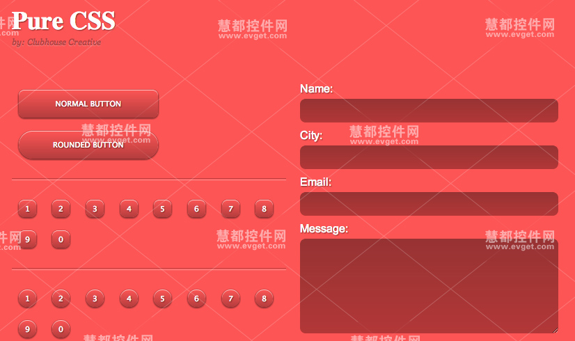 Pure CSS UI Kit