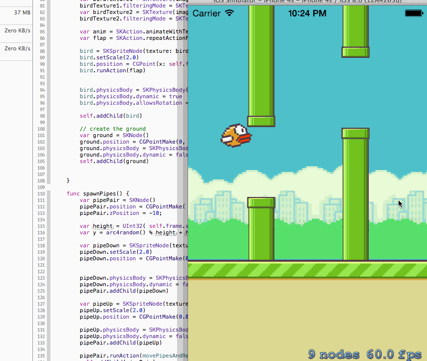 Flappy Bird Swift