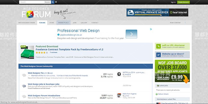 Web设计师常去的5大设计论坛-Webdesignerforum