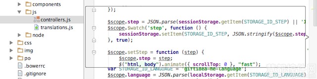 webstorm镜头模式
