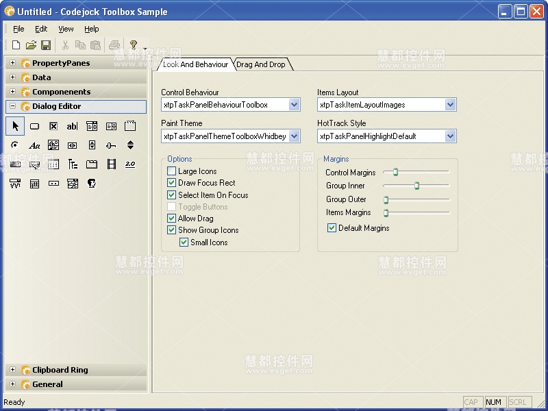 Xtreme TaskPanel 任务面板 ToolBox 工具箱