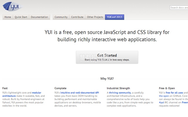 开源的界面库 YUI Yahoo! YUI Library