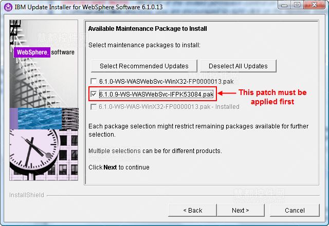 安装和更新WebSphere 6.1, JAX-WS, EJB 3.0（下）