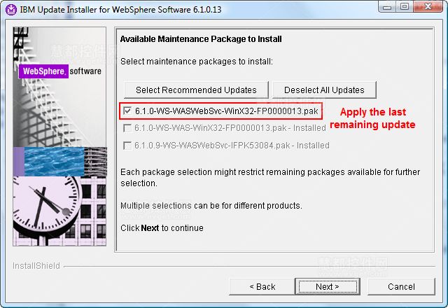 安装和更新WebSphere 6.1, JAX-WS, EJB 3.0（下）