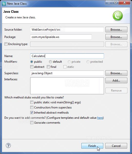 开发JAX-WS Web Services for WebSphere（上）