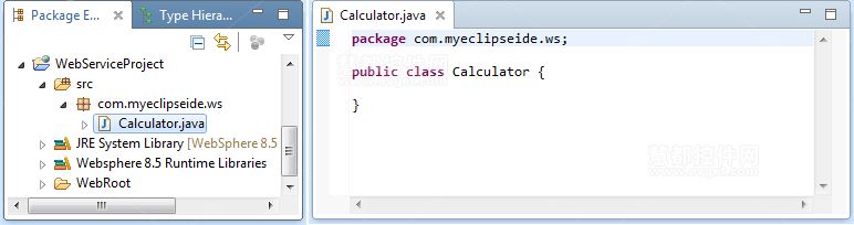 开发JAX-WS Web Services for WebSphere（上）